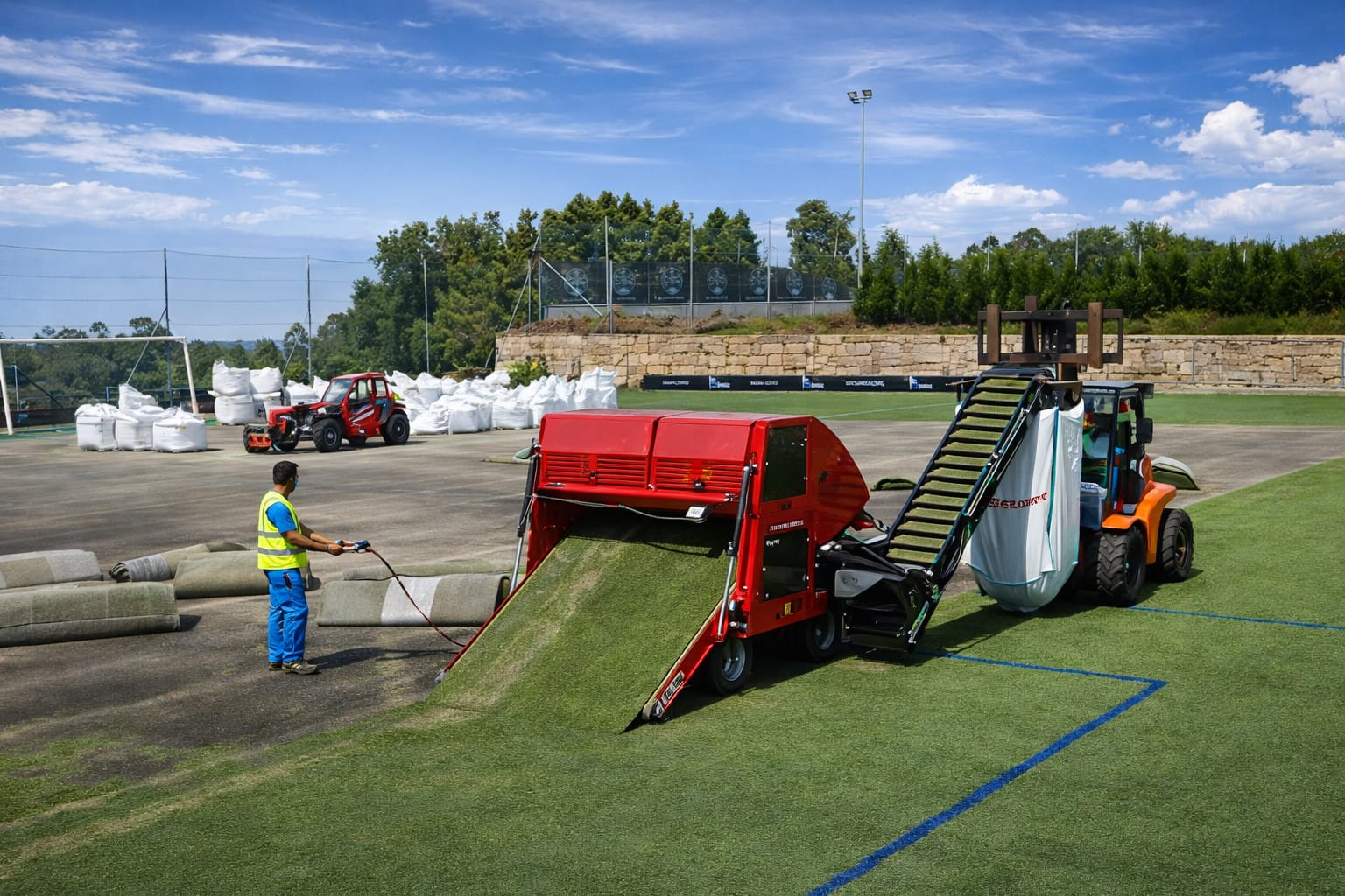 Sprinturf fiber extrusion line, Dadeville Alabama plant