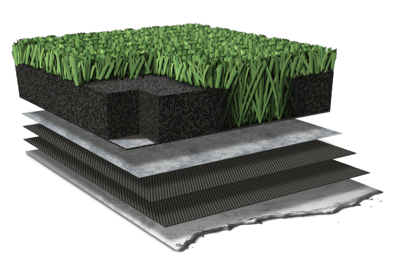 UltraBlade slit-film turf system