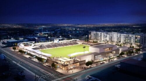 Northwestern High School multi-sport surface for lacrosse, soccer, and football