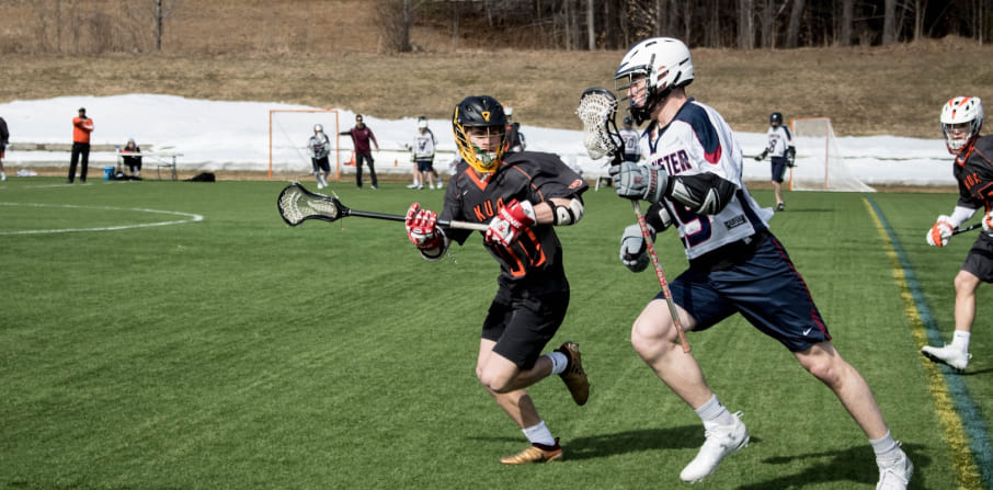 Lacrosse field surface installed by Sprinturf